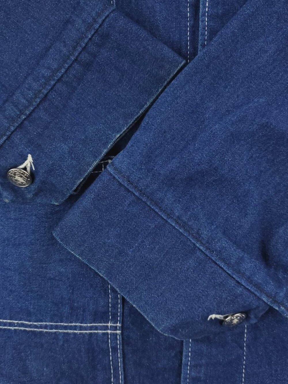Pointer Brand Vintage Denim Chore Jacket Indigo Made USA Men's 48 (2XL) - Picture 11 of 13